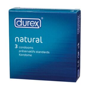 Durex Natural x 3 Condoms